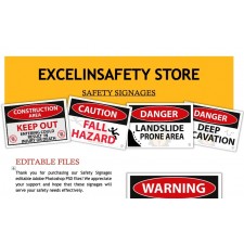 Safety Signages Editable Files